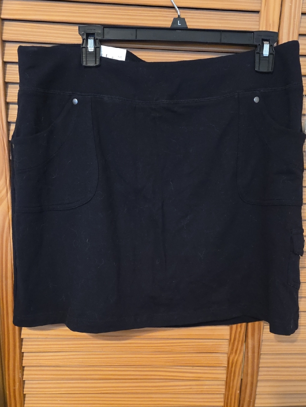 Style & Co. Black Skort with Front Pockets